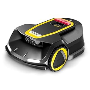 Kärcher Mähroboter RCX 6, ohne Begrenzungskabel, Flächenleistung: 3.000 m², Paralleles Bahnenfahren, bis zu 70% Steigung, rasenschonende Traktion, Allrad-Antrieb, Igelerkennung, GPS + RTK + Kamera