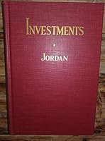 JORDAN ON INVESTMENTS / BY DAVID F. JORDAN. (Completely Revised Edition) B00MTTR6BG Book Cover