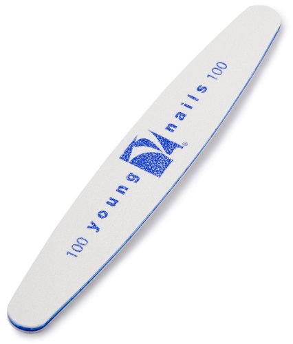 Young Nails Grit File, 100/100 Blue