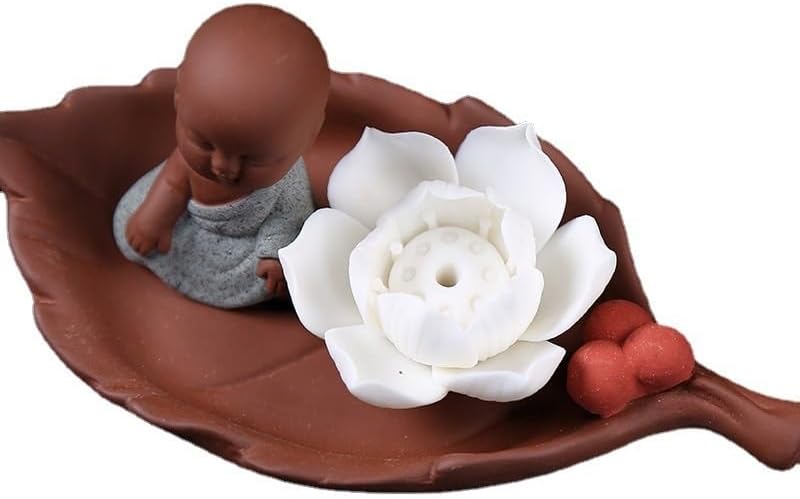 thalo Insence Holder Ceramic Sandalwood Incense Burner Incense Stick Incense Burner Lotus Plate Incense Holder Incense Stick Stand Incense Burner Holder