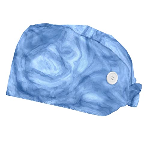 Casquettes de travail ajustables et chapeaux bouffants 2PCS