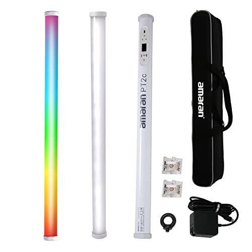 Tubo de luz LED RGBWW Amaran PT2c de 60cm para creadores de contenido