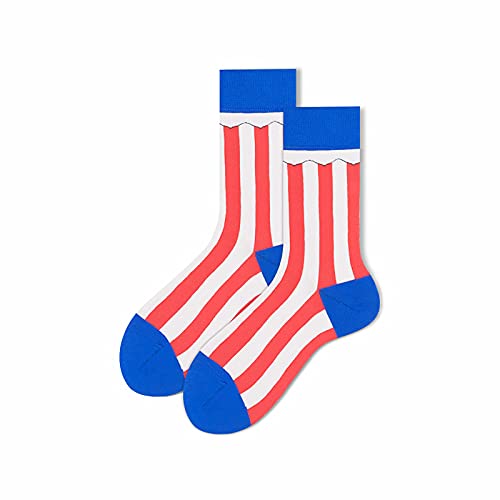 TUSAYOO Calcetines Hombres y mujeres 1 par Calcetines largos de algodón Calcetines 007 Cover