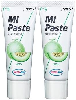 GC Dental MI Paste, 1.4 oz 40 g x 2 Pack Melon