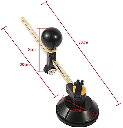 Zerodis Adjustable Compasses Type Glass Circle Circular Cutter, 15.7" Max Round Dia