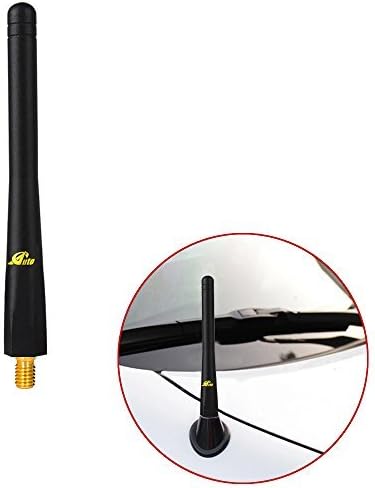 Auto Safety 5.5'' Real Pure Copper Short Antenna Fits for Dodge RAM 2009-2018