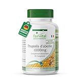 Fairvital | Propolis Comprimés 1000mg - Hautement dosé - 90 Comprimés - 3% Galangin