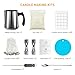 Ohcans Candle Making Kit Supplies for Beginners, Soy Wax DIY Candle Making for Adults, with 900ml Candle Make Pouring Pot, Candle Wicks, Wicks Sticker, Wicks Holder,Soy Candle Wax