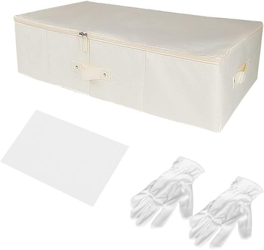 Wedding Dress Preservation Storage Box Beige Preservation