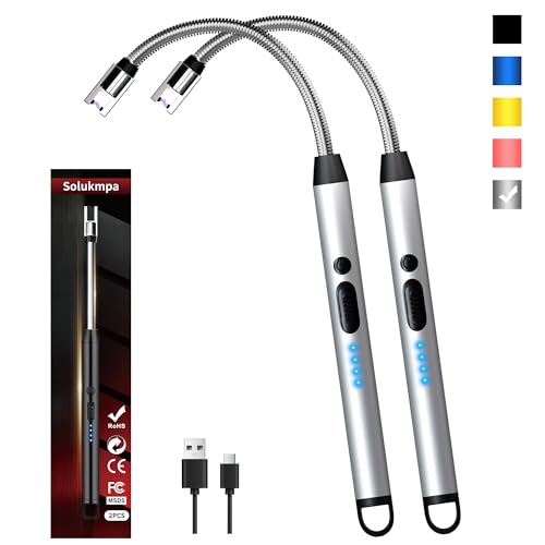 2-Pack USB-C Dual Arc Flexible Lighter
