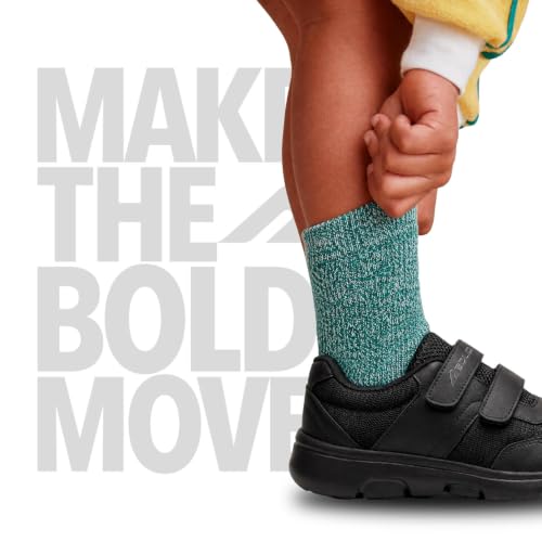 Image of Boldfit Socks for Kids Nylon Ankle Socks for Boys & Girls for School, Sports, Running, Casual Wear Soft Stretchy Toddler Footies Anti-Slip Elastic Arch, Reinforced Heel & Toe, Brown & Navy Combo Pack