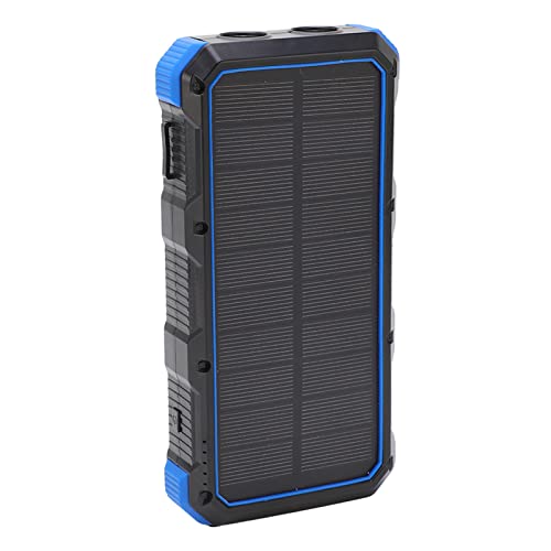 Cargador portátil solar contra apagones de 36800mAh que revive tres teléfonos al mismo tiempo