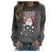 Lzjds Damen Tshirt große größen Damen Sassy Classy Oversize Bluse Damen Bluse elegant sexy The Royalty Family Hoodie Frauen Kleidung Herbst Bluse schwarz Damen blusen Kapuzenpullover (Grau, 3X-Large)
