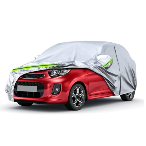 Autoabdeckung Passend für Kia Picanto 2003-2026, Silber Vollgarage