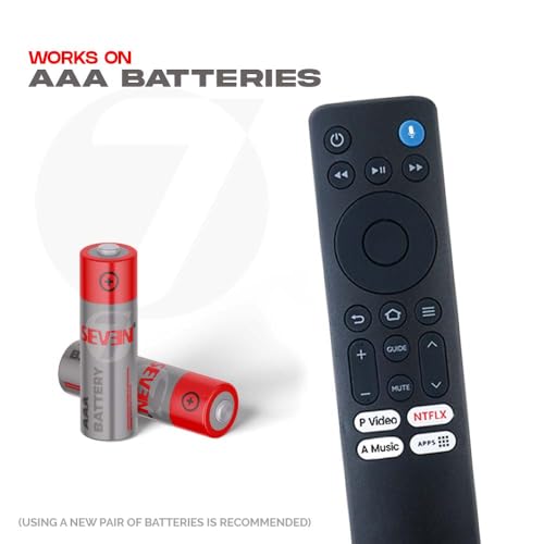 Image of 7SEVEN Compatible with Mi Redmi FireTv OS 7 Remote for L32R8-FVIN L43R8-FVIN L32MA- FVIN Model Suitable for F Series 32 43 Inch Television Bluetooth Voice Command Control - Pairing Must