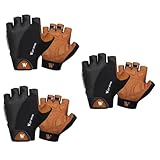 iplusmile 3 Pares Guantes De Absorción Guante De Guantes De Montar Guante De Pesca Guantes De Ciclismo Guantes De Bicicleta De Montaña Guantes De Escalada Guantes Antideslizantes