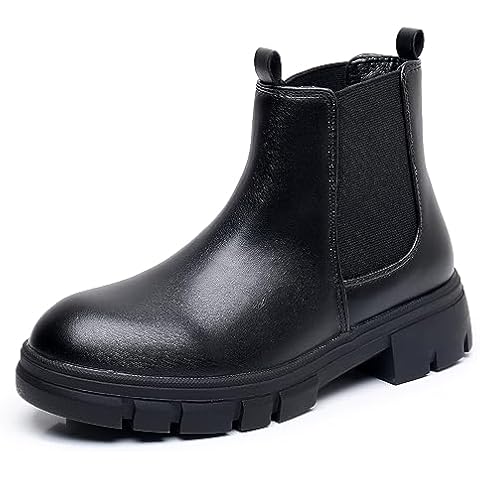 Blikcon Girls Chelsea Boots Ankle Boots Fall Booties (Little Kid/Big Kid) Cover