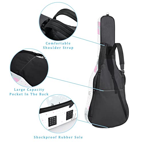 Hondank Housse de protection épaisse en éponge imperméable pour guitare acoustique, électrique, basse, guitare classique… - Les Beatles, Paul McCartney, John Lennon, RIngo Starr, George Harrison Hondank Housse de protection épaisse en éponge imperméable pour guitare acoustique, électrique, basse, guitare classique… – Image 4