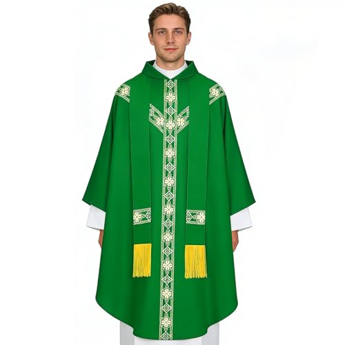Robe de pasteur pour hommes tenue de prêtre église costume de clergé