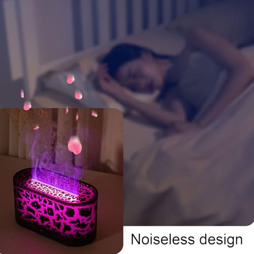 Difusor de aromas eléctrico de 130ml con luces y efecto volcán miniatura 6