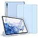 Produktbild Fintie Hülle für Samsung Galaxy Tab S8 11 Zoll 2022 / Tab S7 11 Zoll 2020 - Silm Schutzhülle mit Transparenter Rückseite Abdeckung Cover Auto Schlaf/Wach Funktion, Himmelblau
