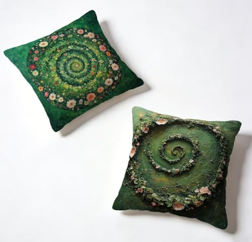 �N�b�V�����J�o�[ 60x60 cm 2���Z�b�g �Z�[�W�O���[�� ���z�c�J�o�[ 60 x 60 ���O �h�� �\�t�@�[�N�b�V���� �� ���� �ϖ� ���� ���� ���J�o�[ HD���ʈ�� �B���t�@�X�i�[�t�� ���G��ǂ�, �t�ƉĂ̗����ɓK���Ă��܂� �Ⴄ�� �z�[��