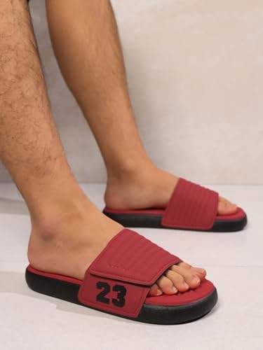 Image of DREAM LAKE Men's Sport Slide Sandals, Flexible Midsole, Casual Beach Slides