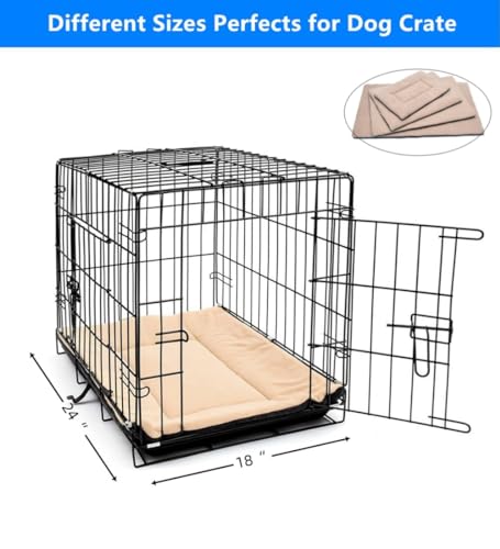 Dog Bed Crate Pad 24″ L x 18″ W Kennel Pad Machine Washable Entire Dog Crate Beds Double Sided Pet Bed Dog Bed Crate Pad 24″ L x 18″ W Kennel Pad Machine Washable Entire Dog Crate Beds Double Sided Pet Bed