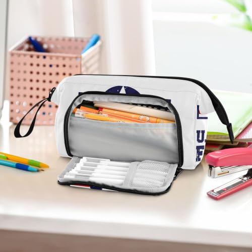 Image of Fisyme Usa Air Force Pencil Case Large Capacity Pen Bags Box Big Makeup Pouch Organizer