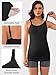 ATTRACO Maternity Tank Top with Built in Bra Ribbed Pregnancy Athletic Yoga Shirts Camisole XL Black