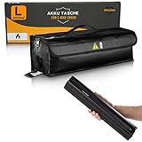 Wheeloo Bolsa de batería para Bicicleta eléctrica I Carga Segura Gracias al Paso de Cable I Bolsa de Seguridad en Dos tamaños I para Almacenamiento, Transporte