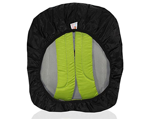 Image of Goodluck Waterproof Rain Cover for Backpack & School Bag | Dustproof & Tear Resistant Sack Cover | Elastic Fit Rain Protector for Travel, Trekking, Hiking & Daily Use All Bag Sizes | Waterproof Rain Cover