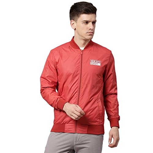 Image of Dennis Lingo Men's Solid Long-Sleeve Polyester Regular Fit Shell Jacket - Waterproof, Lightweight, Casual Winterwear for Men