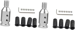 VICASKY 2 Peças De Câmbio De Caveira Sem Rosca Botão De Transmissão Manual Mini Botões De Câmbio Acessórios Para Automóveis Limitador Universal Conversor De Alavanca De Câmbio