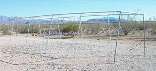 Golden Valley Tools & Tarps 40� Baseball Softball Slant Leg Trapezoid Batting Pitching Cage - 3/4