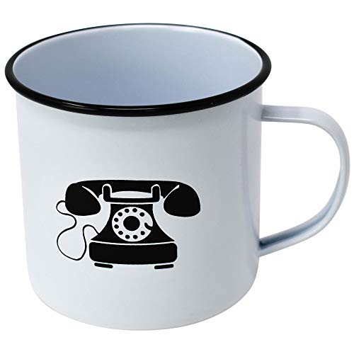 Enamel Mug by Modern Retro! Camping Mug in 8 Vintage Enamelware Designs –