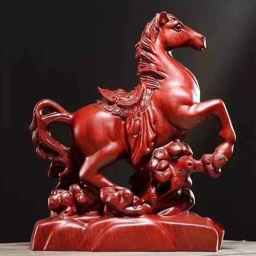 Estatua de Caballo de Madera 8x4x8 cm miniatura 5