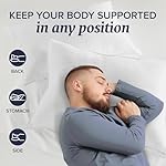 Beckham Hotel Collection Bed Pillows King Size Set of 2 - Down Alternative Bedding Gel Cooling Big Pillow for Back, Stomach or Side Sleepers - Image 5