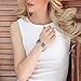 LinnaLove Fashion Shiny Thin Round Stainless Steel Bangle Bracelets for Women (1/3/5/8 Set)-Flat-Silver-1 Set