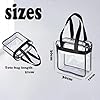 Wohlstand Transparent Tragetasche,PVC Kulturtasche Reise Organizer Tasche,Tragetasche mit Reißverschlusstaschen und abnehmbarem Schultergurt, transparent #1