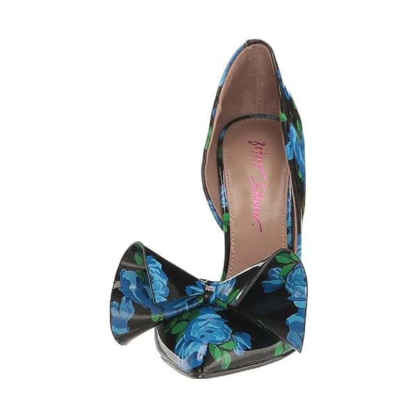 Betsey Johnson Women's Nobble Pump, Leopard Floral, 8