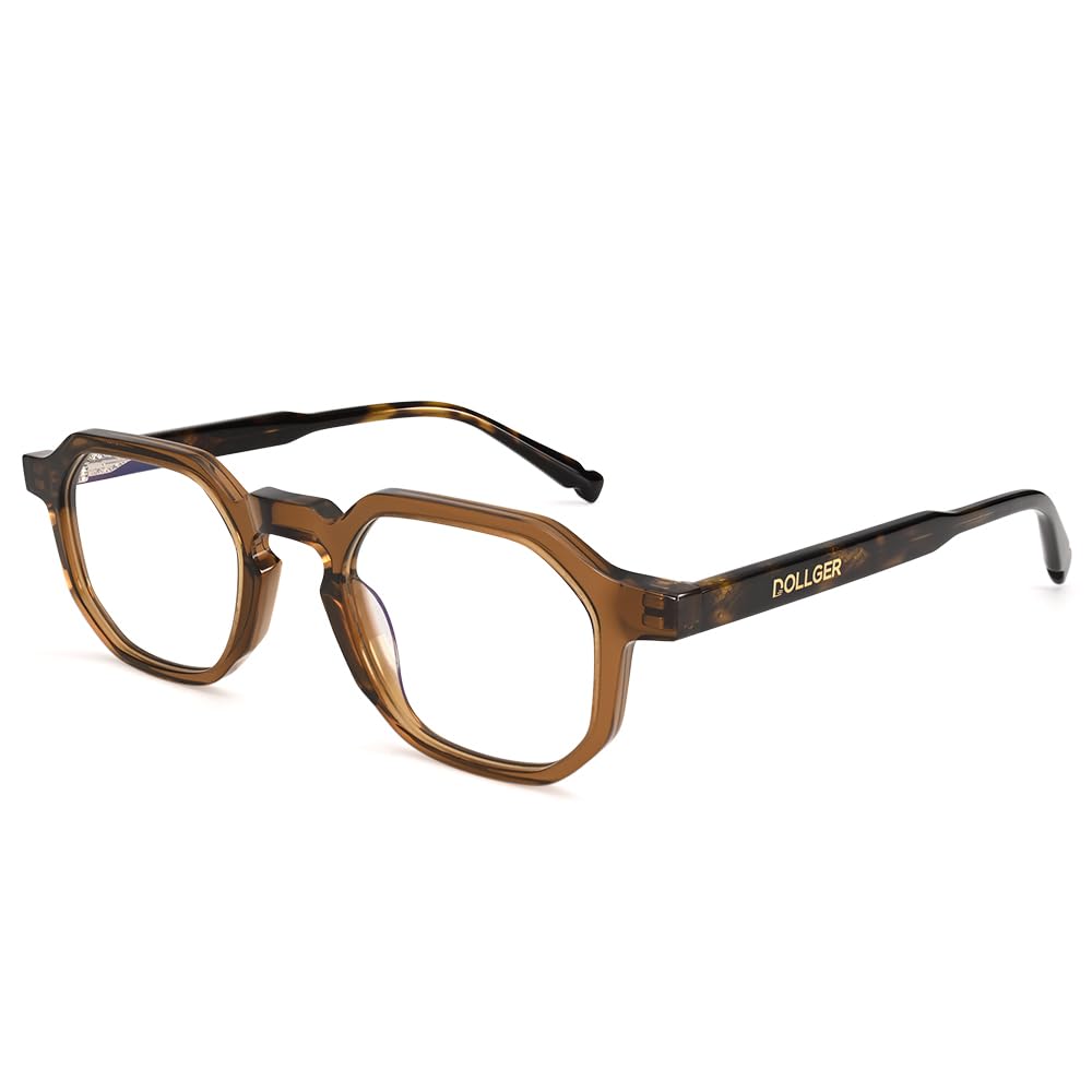Dollger Blaulichtfilterbrille, Unisex-Design TAC-Blaulichtschutzbrille Leichte Computerbrille Lindert digitale Augenbelastung Geeignet für Büros, Homeoffice und Gamer