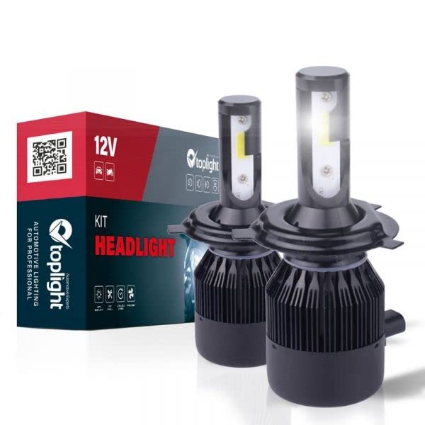 Kit LED H4 TOPLIGHT 507104 à haute intensité lumineuse de 6400 LM