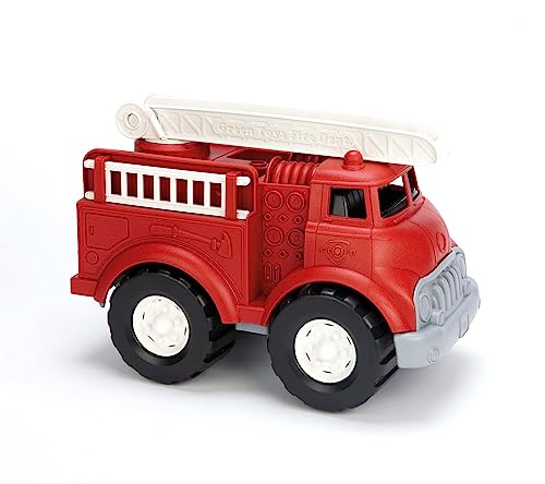 Green Toys Fire Truck - Bpa , Phthalates Free Imaginative Play Toy For Improving Fine , Gross Motor Skills. For Kids #TOP1