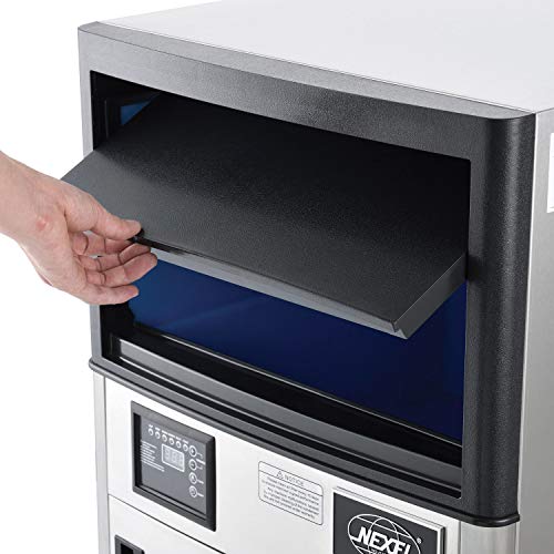 Máquina de hielo Nexel automática 120 libras con depósito 40 lb miniatura 3