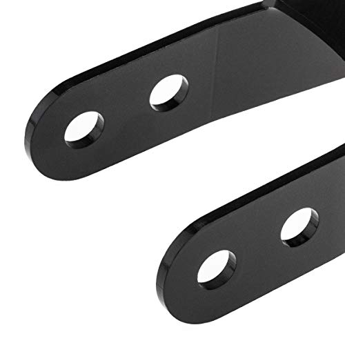 Heavy Metal Suspensions - Fits 1999-2018 Chevrolet Silverado 1500 6-Lug & Gmc Sierra 1500 6-Lug (2Wd 4Wd) 1" Rear Drop Shackles High Strength Carbon Steel Drop Kit #TOP4