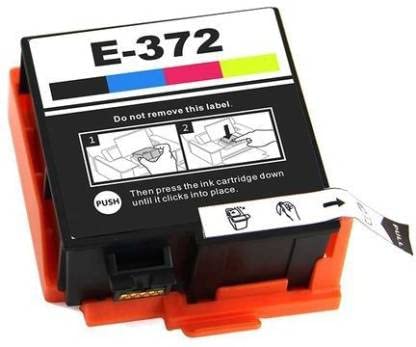 E372 Photo Printer Ink Cartridge for use Compatible Epson T-372, PM-520 Black + Tri Color Combo Pack Ink Cartridge