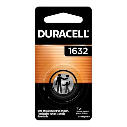 Duracell - 1632 3V Lithium Coin Battery - long lasting battery - 1 count