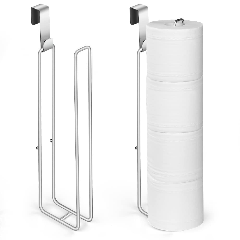 Toilet Paper Holder with Storagefor 3 Roll Tissue (Black 1 Pcs) — Amazon image 11