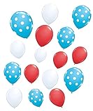 90shine 30 Pack Dr. Suess Theme Latex Balloons - Baby Shower/Birthday/Cat Hat Party Supplies Decorations by Yen Jean